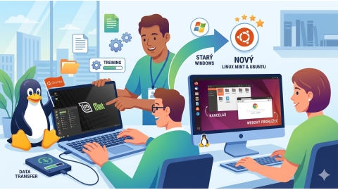 Pomoc klientovi přejít na Linux