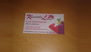 Kosmetika Lucie - vizitky