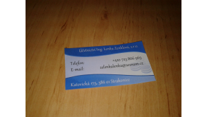 Zpracování vizitek - účetnictví Ing. Lenka Zenklová s.r.o.