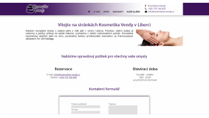 Kosmetika-Vendy.cz - Webový projekt